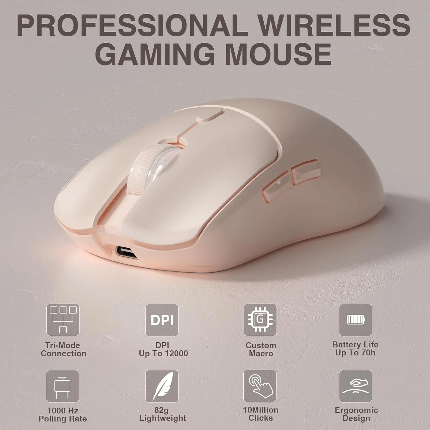 Tablet Accessory - Mouse da Gaming Wireless AULA SC580X