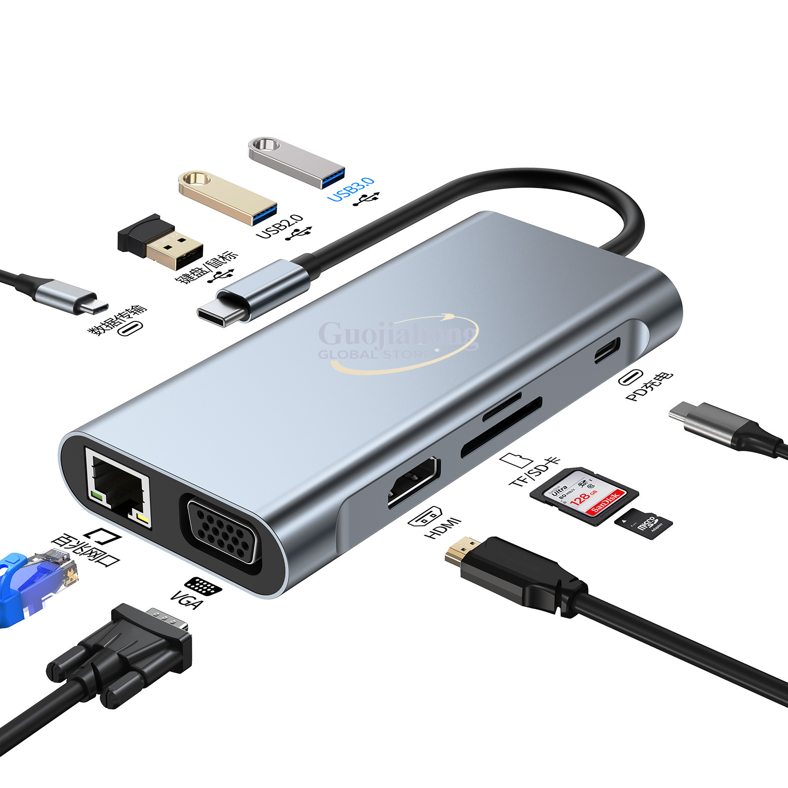 Hub USB Type-C per Notebook co - Usb Hub Type C recensione e prezzo
