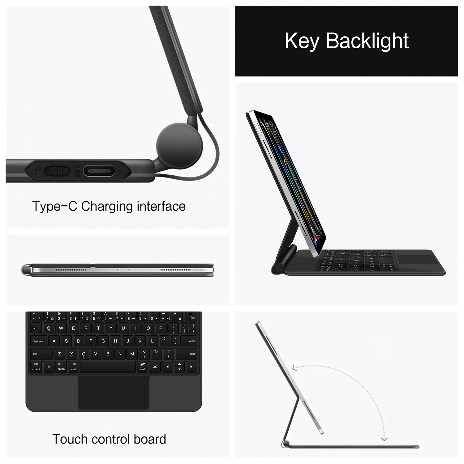 AJIUYU Magic Keyboard Folio pe - Ipad Cover Folio recensione e prezzo