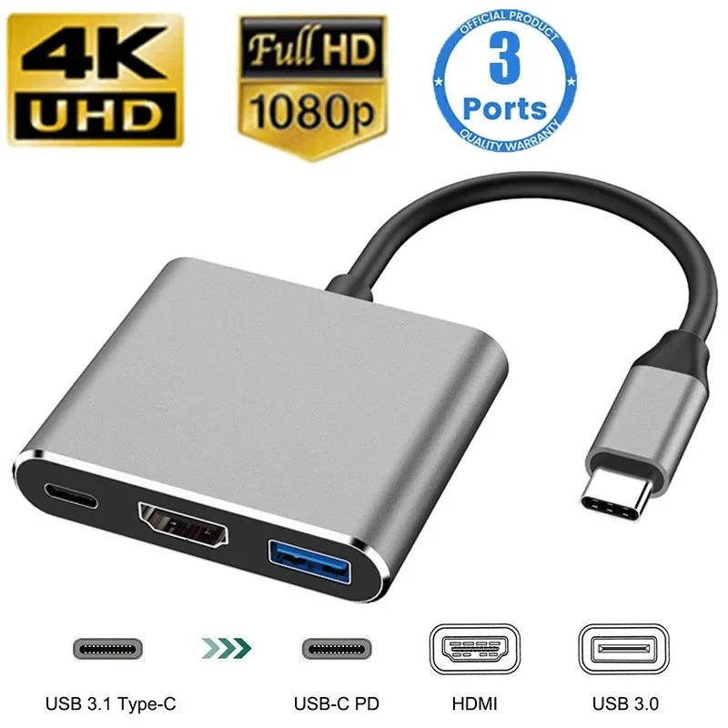 USB C HUB 3in1 Tipo C 3.0 a Do - Usb Hub Type C recensione e prezzo