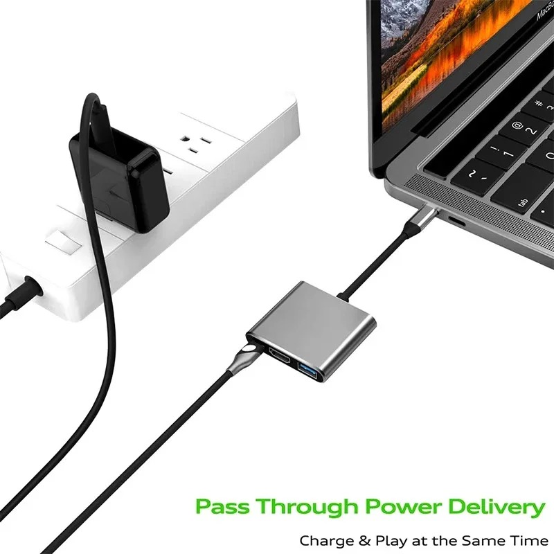 USB C HUB 3in1 Tipo C 3.0 a Do - Usb Hub Type C recensione e prezzo
